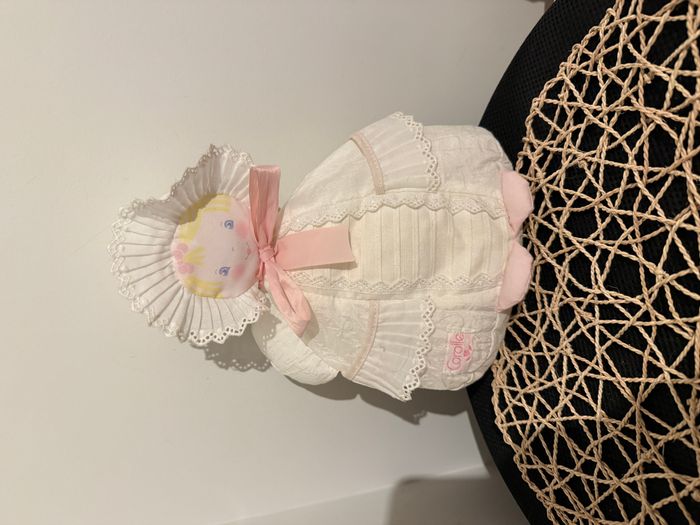 Doudou poupée corolle genre puffalump grelot 25 cm vintage