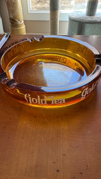 Grand cendrier Gold Tea