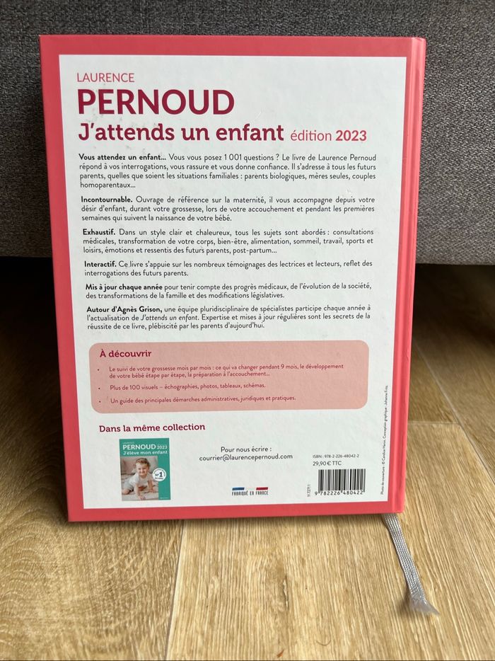 Livre J’attends un enfant de Laurence Pernoud Édition 2023 Neuf - photo numéro 2