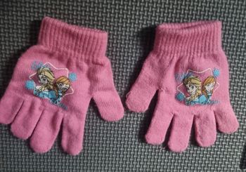 Gants rose La Reine des Neiges