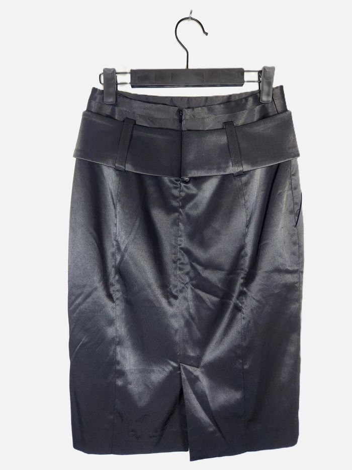 Jupe Trapèze Noire Mango - Taille 36 - photo numéro 2