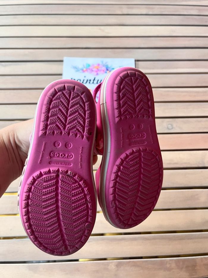 Crocs rose et Fushia 24 - photo numéro 3