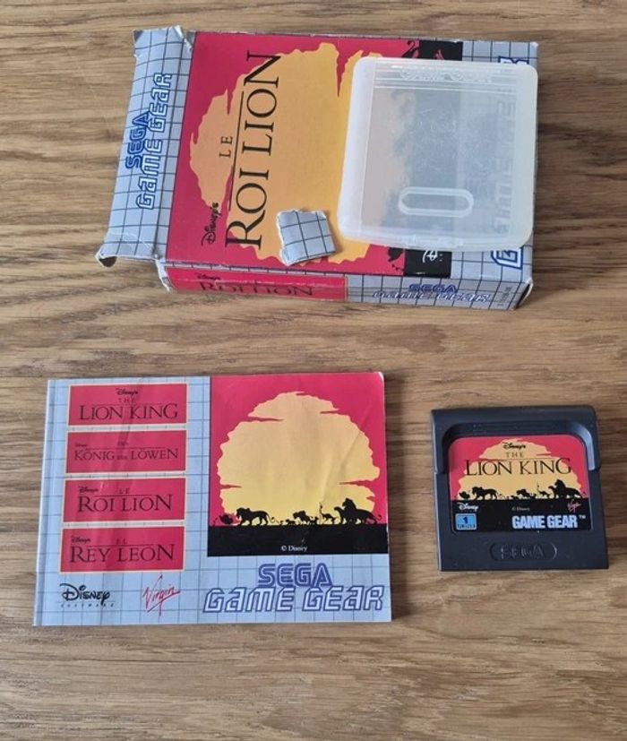 Jeu Le Roi Lion Sega Game Gear GG Complet pal euro Cib - photo numéro 8