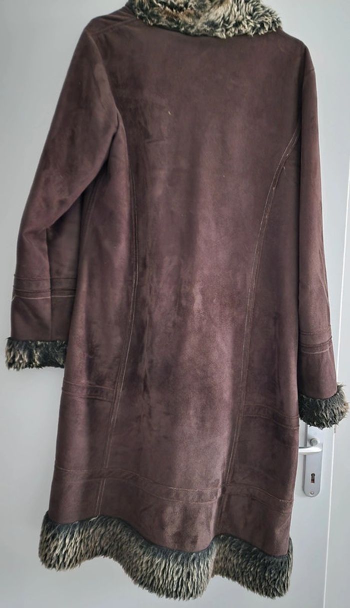 Manteau imitation daim - photo numéro 2