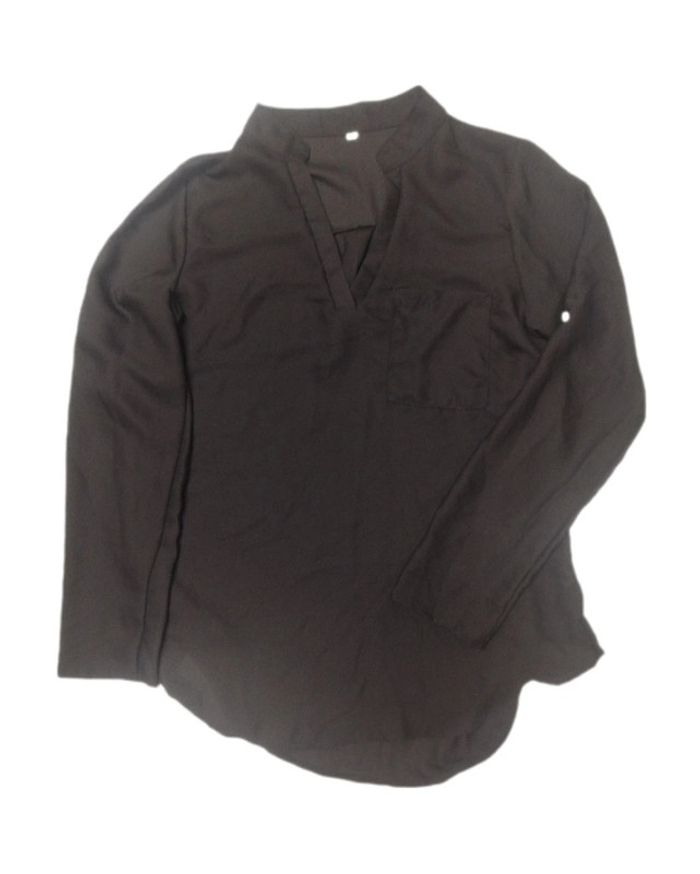 Blouse légère fluide noire | Shein | L