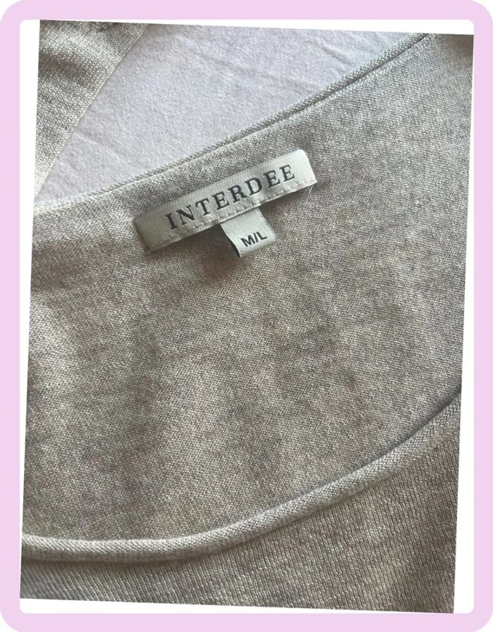 Ensemble 3 pièces Interdee – Taupe clair M/L – Débardeur, gilet capuche, pantalon fluide - photo numéro 8