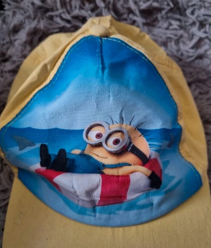 Casquette  garçon minions jaune - photo numéro 2