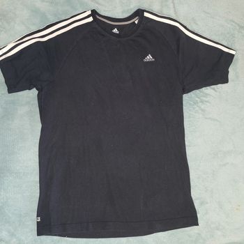 Tee-shirt manche courte Vintage Y2K  - Logo brodé 👕 Adidas  - Taille S
