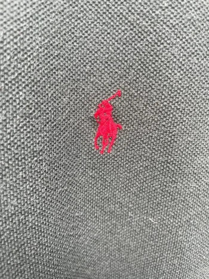 Polo Ralph Lauren short sleeves green and red logo Mens XXL - photo numéro 2