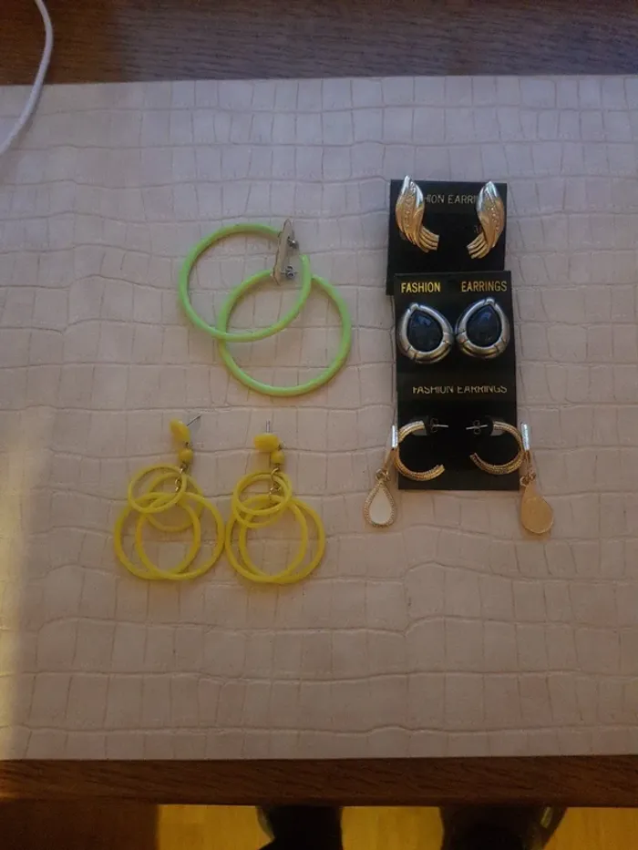 Lot de 5 Paires de boucle d'oreillel