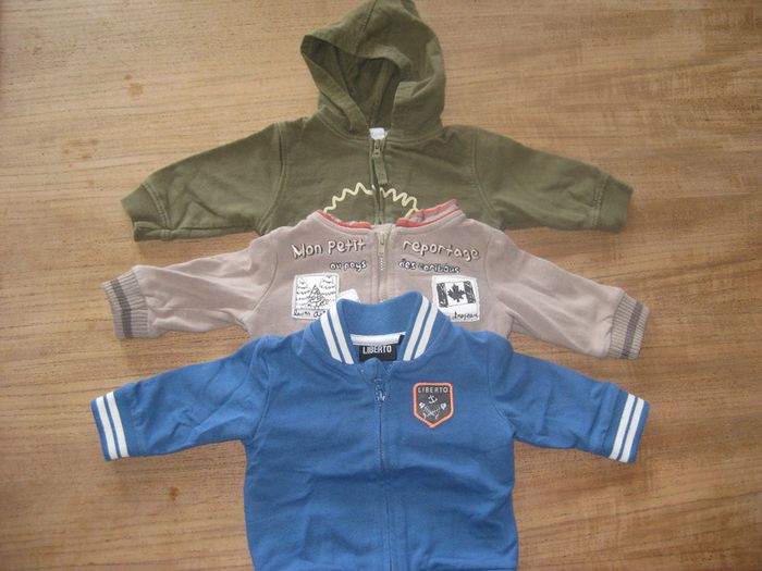 lot de 3 vestes