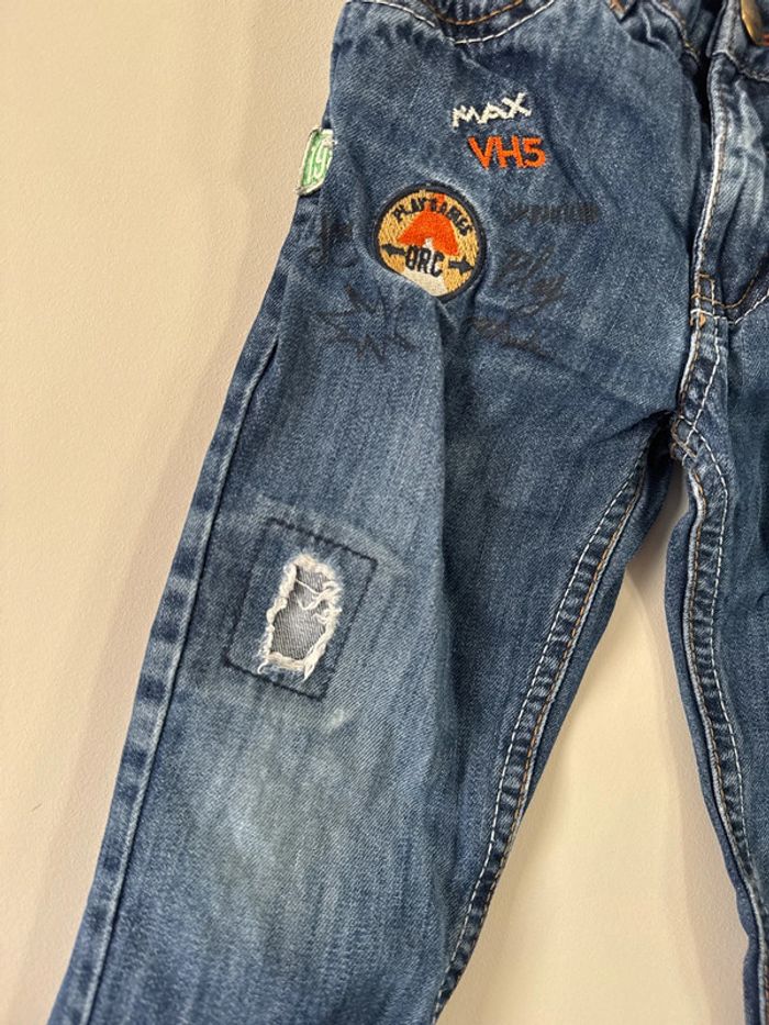 👖jeans - garçon - 3 ans orchestra - 98 cm - boy’s adventure - très bon état- 100%coton - photo numéro 2