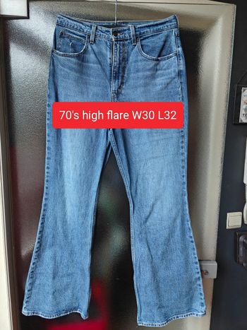 Jeans Levi's patte d'éléphant 70's high flare