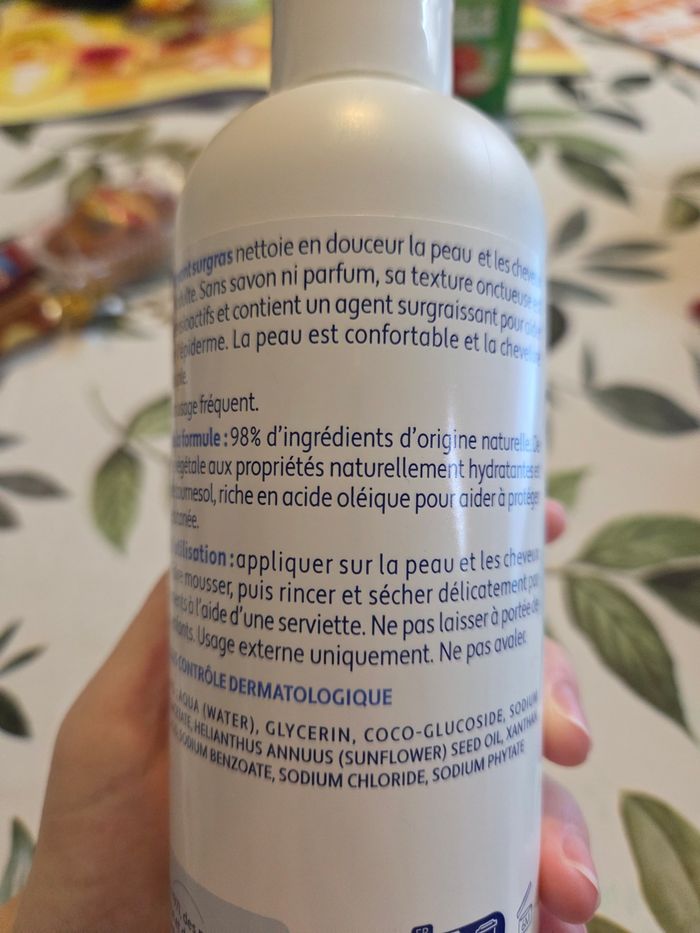 3 grands gel nettoyant surgras corps et cheveux adultes et enfants - photo numéro 6