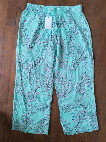 🚨Promo🚨 superbe pantalon fluide léger jambes larges été femme taille 44/46