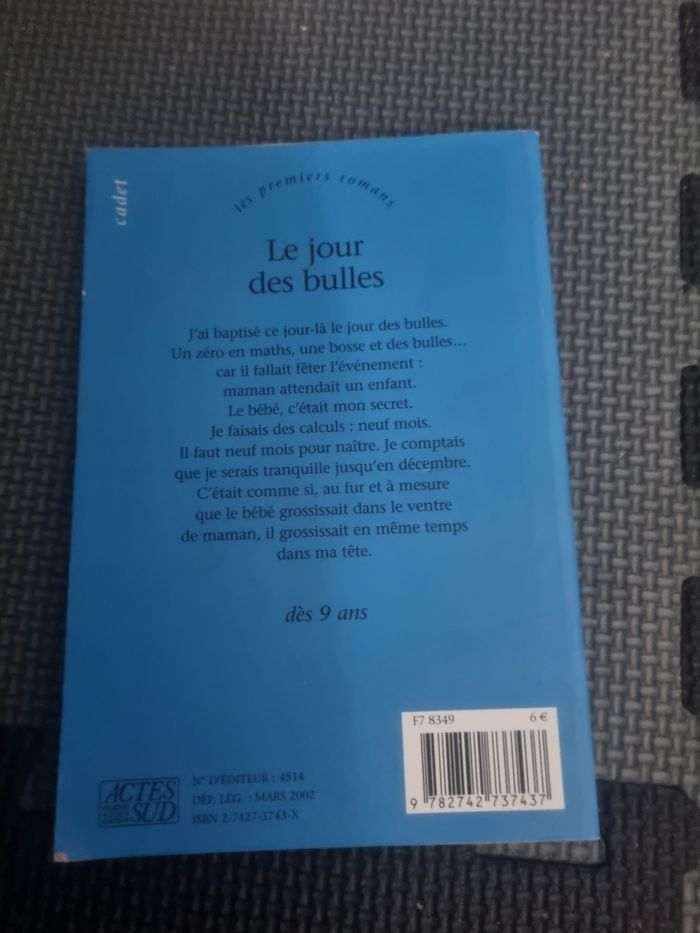 Petit roman enfant Le Jour des bulles dès 9ans - photo numéro 2