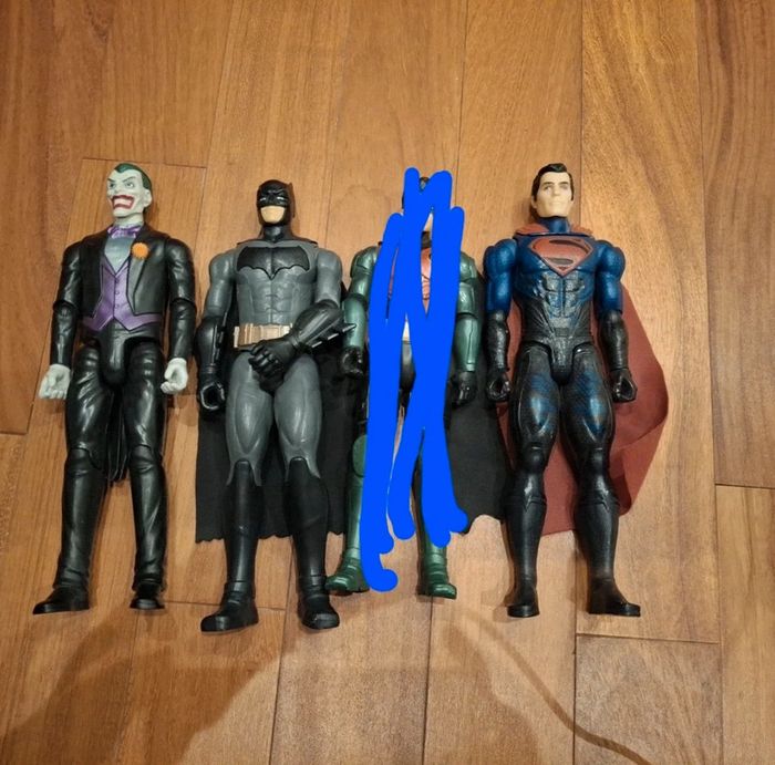Lot figurines justice league