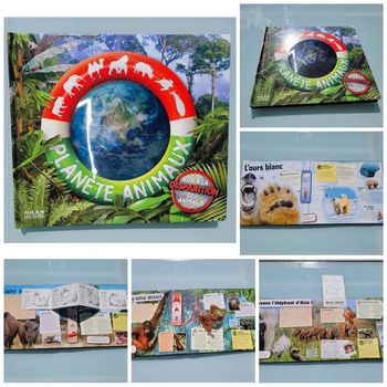 Superbe livre Milan Jeunesse Planète Animaux 🦍, non à la disparition des animaux