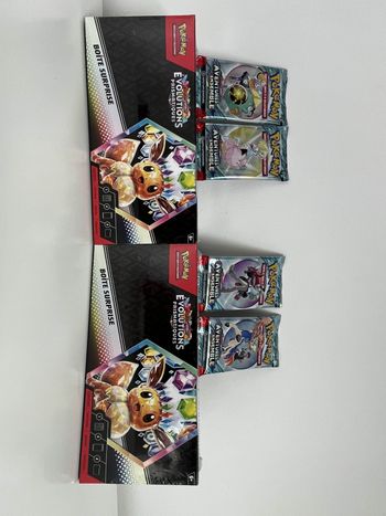 Pokémon – Lot scellé : Artset 4 boosters EV09 + 2 boîtes surprise EV8.5