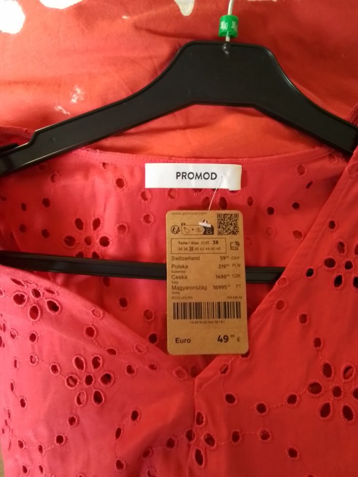 Robe rouge été Promod - photo numéro 3