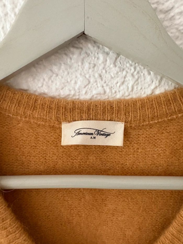 Gilet sans manches American Vintage Vitow moutarde / taille M - photo numéro 5