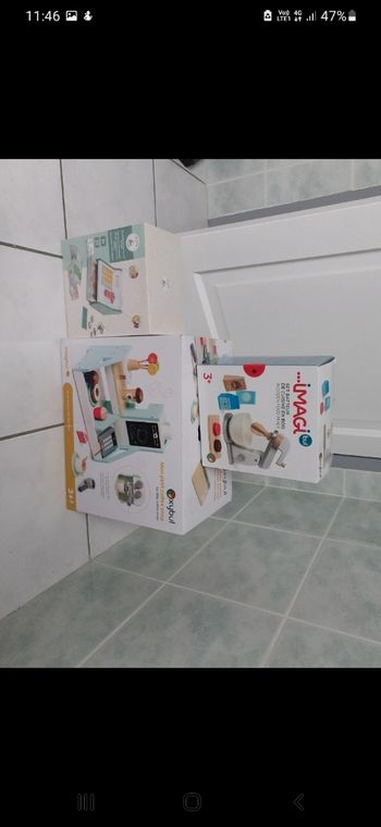 Kit cuisine en bois enfant