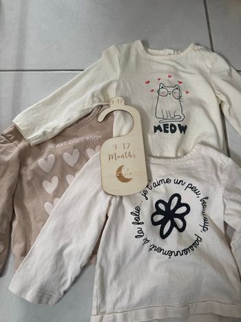 Lots Maglie Manica Lunga 9/12 Mesi Orchestra