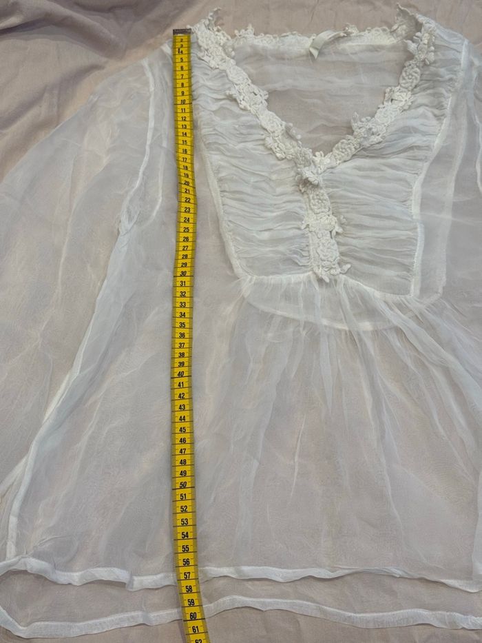 Blouse bohème crème I.Code by IKKS – T36 - photo numéro 8