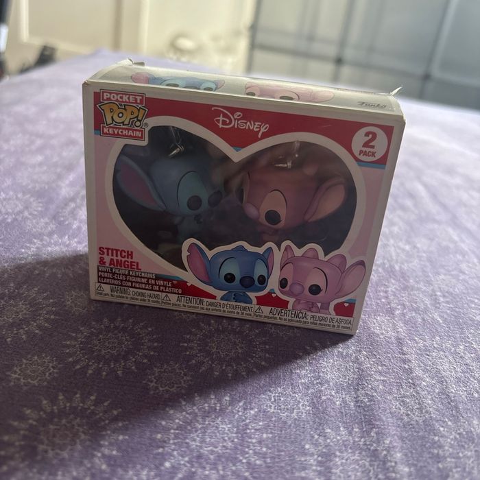 Pocket Funko Pop Stitch & Angel