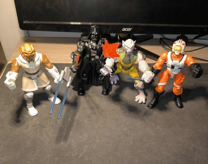 Lot de 4 Figurines - Star Wars - Hasbro - Hero Mashers - photo numéro 2