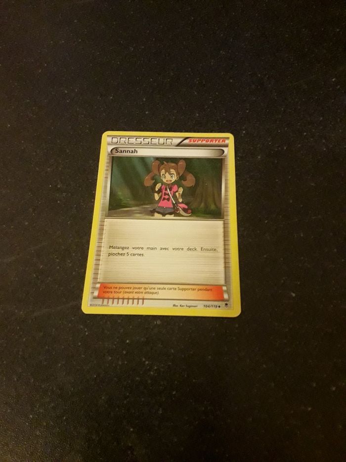 Sannah carte Pokémon neuve