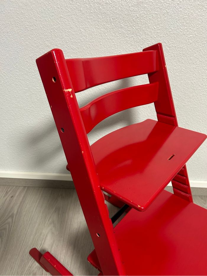 Chaise Tripp Trapp Stokke rouge - photo numéro 5