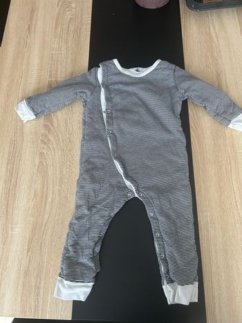 Pyjama Petit Bateau rayé chaud – Sans pied