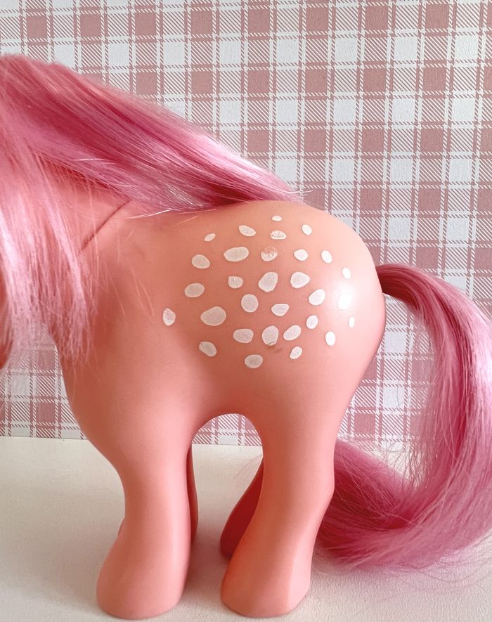 Figurine Mon Petit Poney Rose (Cotton Candy) G1 - photo numéro 6