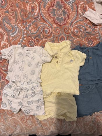 Lot vêtements été bébé 