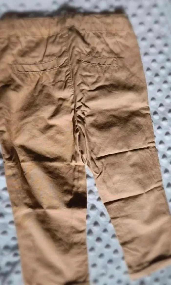 Pantalon beige / marron Kiabi - photo numéro 2