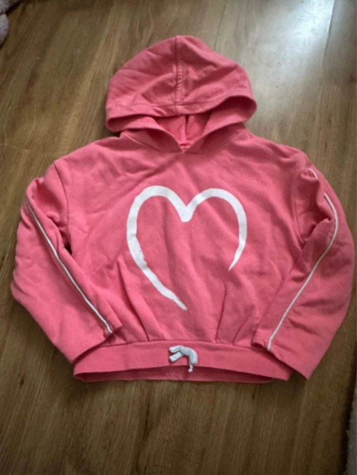 Pull Sweat court fille okaidi 6 ans rose