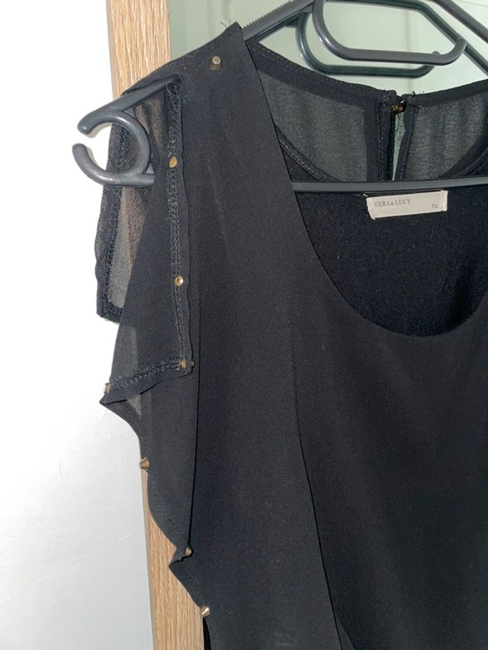 Robe de plage noir taille S - photo numéro 2