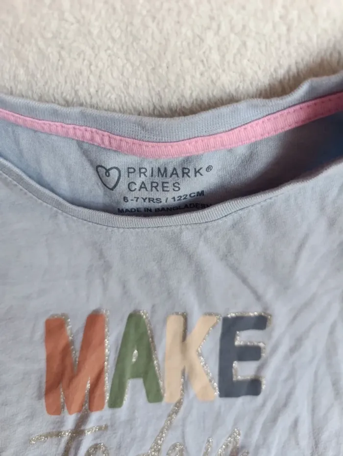 Tee-shirt manches longues Primark 6-7 ans - photo numéro 2