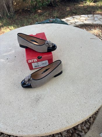 Ballerines bi matière