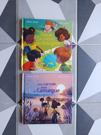 Lot de 2 livres Hachette Jeunesse Virginie Grimaldi/Marina Coudray
