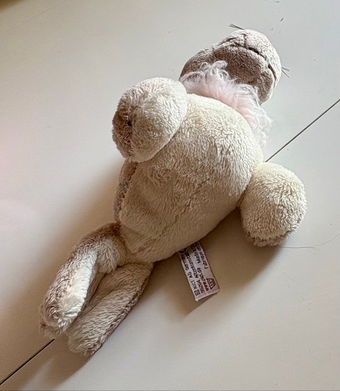 Peluche phoque beige tout doux - photo numéro 5