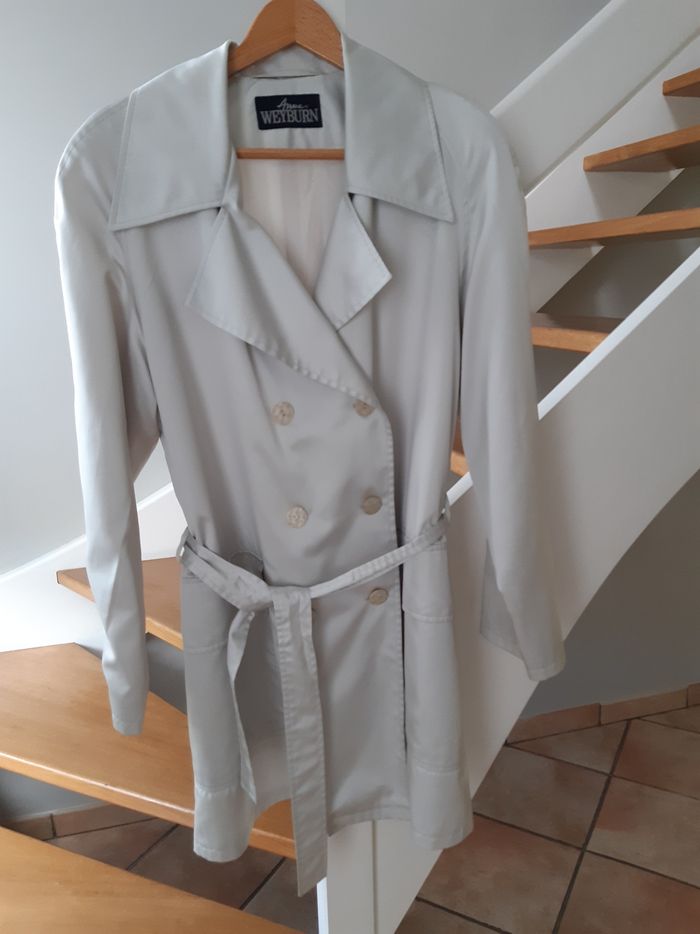 Vintage imperméable trench coat 42/44 Anne Weyburn