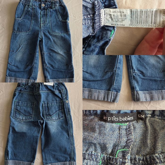 Lot 5 pièces Bébé Garçon Coton Multicolore Très bon état 12 mois - photo numéro 2