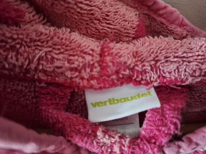 Poncho éponge bain piscine rose Vertbaudet 4 ans - photo numéro 2