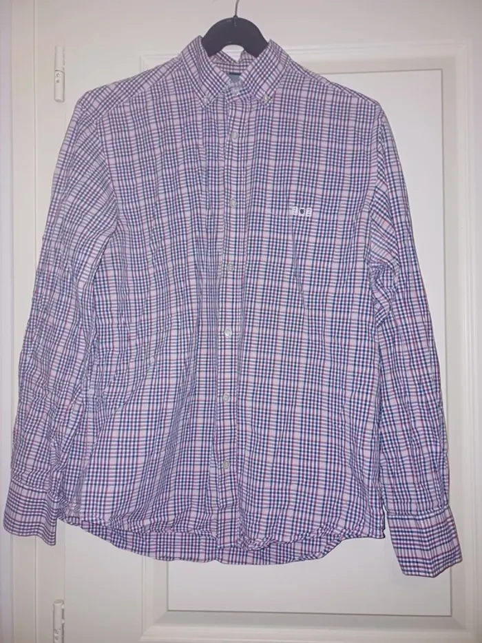 Chemise à carreaux Serge Blanco
