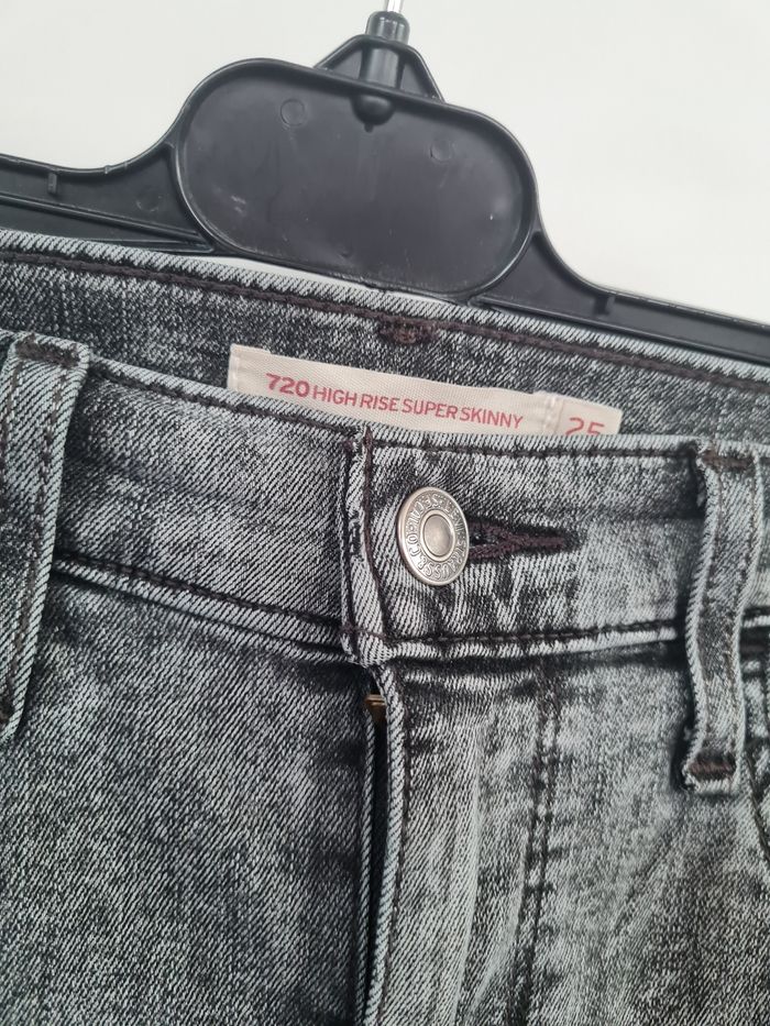 Jean 720 super skinny high rise gris - photo numéro 3