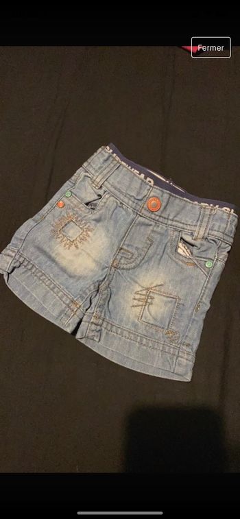 Short en jean