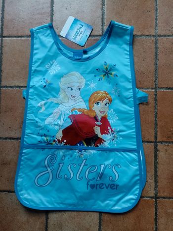 Tablier peinture reine des neiges