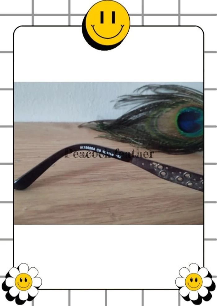 Monture de lunettes de vue marron/ cuivre IKKS - photo numéro 4